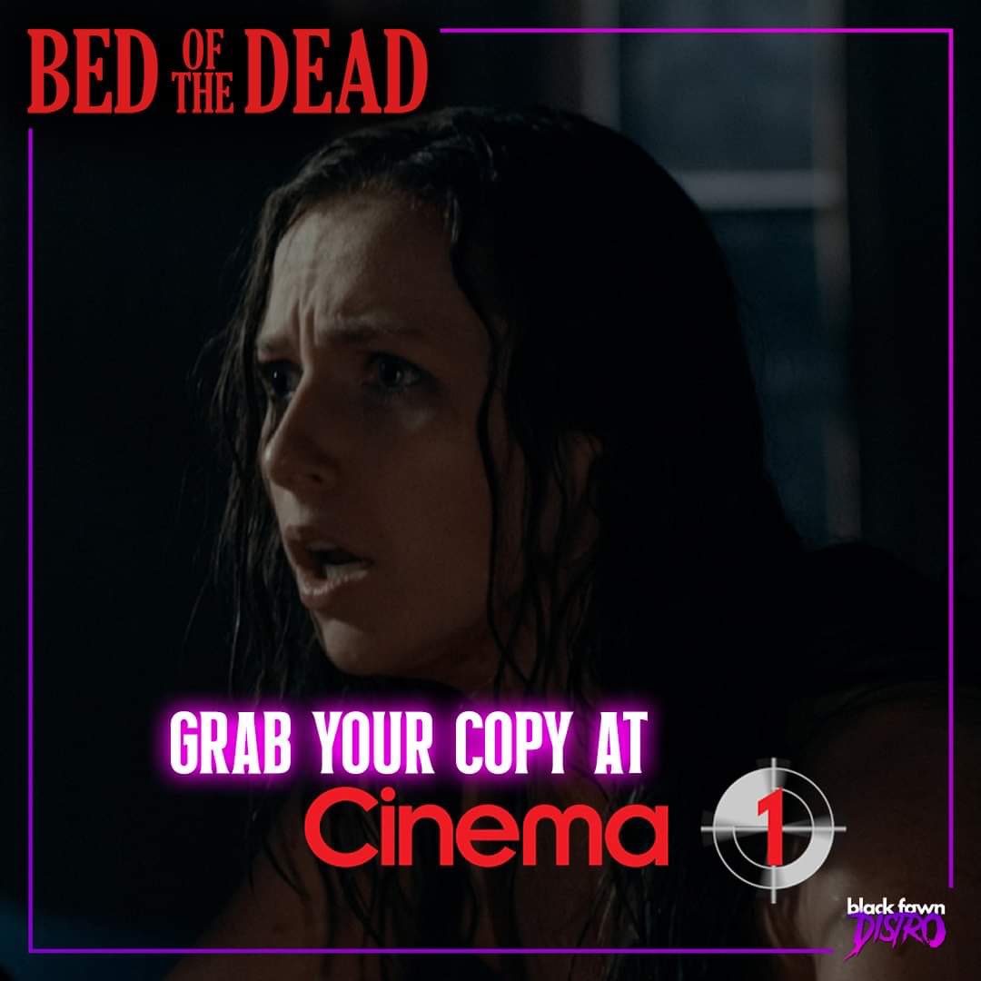 blackfawndistro's tweet photo. BED OF THE DEAD ☠️
Four people find themselves stuck on a haunted antique bed where leaving means suffering a gruesome death.
Available at @cinema1store 🎥 #bedofthedead https://t.co/r2pAl5RQ5A