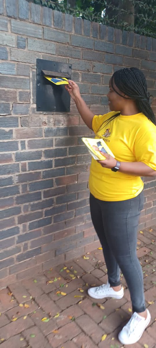 🟡Wonderful #YellowSaturday spent in Mt Pleasant constituency organizing, recruiting & mobilizing for change! Thank you to all our change champions, mobilizers & volunteers who continue to fight hard for us to win BIG this August. Change is coming! #RegisterToVoteZW🇿🇼