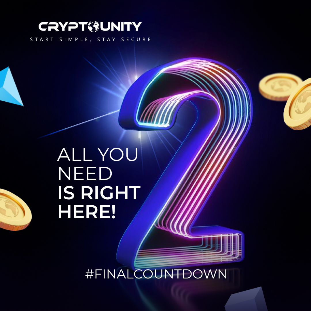 CryptoUnityCUT's tweet photo. TWO DAYS. THAT’S IT! ⏰

And then the presale gates will close!⚡️

Don't miss your chance to be part of the new era of CEX. Secure your $CUT while you still can 🔥 https://t.co/7xw1GMDNHj https://t.co/GDC56lQ3qP