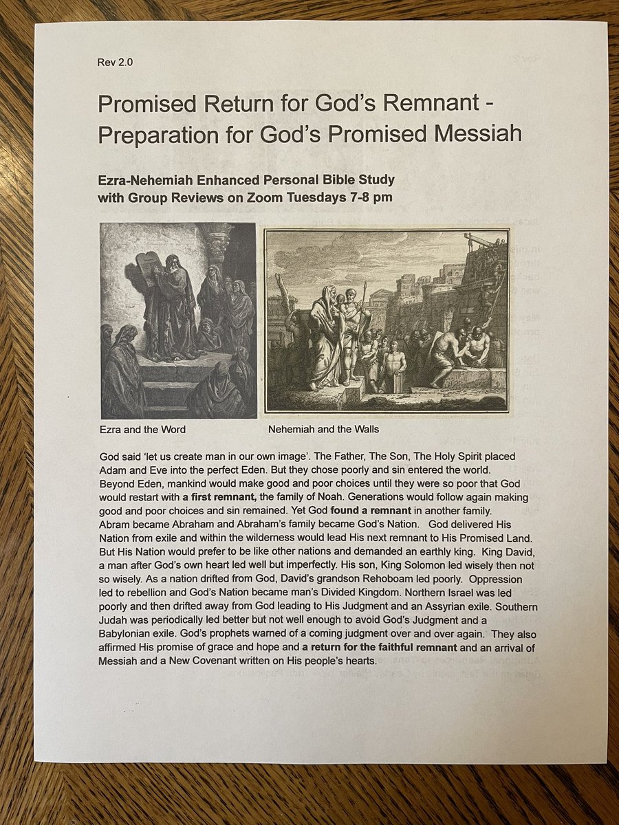 notes_rough's tweet photo. Prepping to lead study on Zoom this summer.  Ezra-Nehemiah as bridge to BSF studies Kingdom Divided last year and John Fall 23. https://t.co/nLe3wGomQF