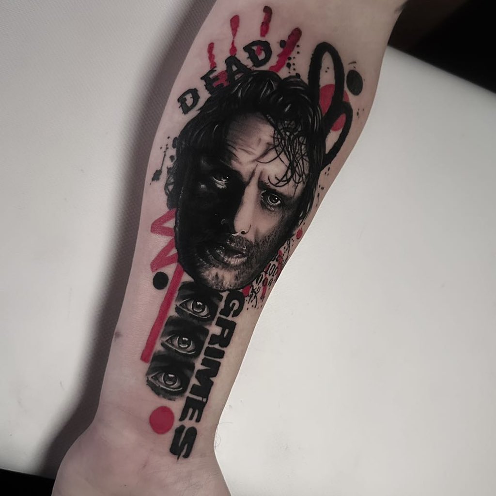 Toon_Army1986's tweet photo. Latest edition to the arm 🧟‍♂️ @WalkingDead_AMC #TheWalkingDead #TWD #AndrewLincoln https://t.co/qxIe0G8vVI