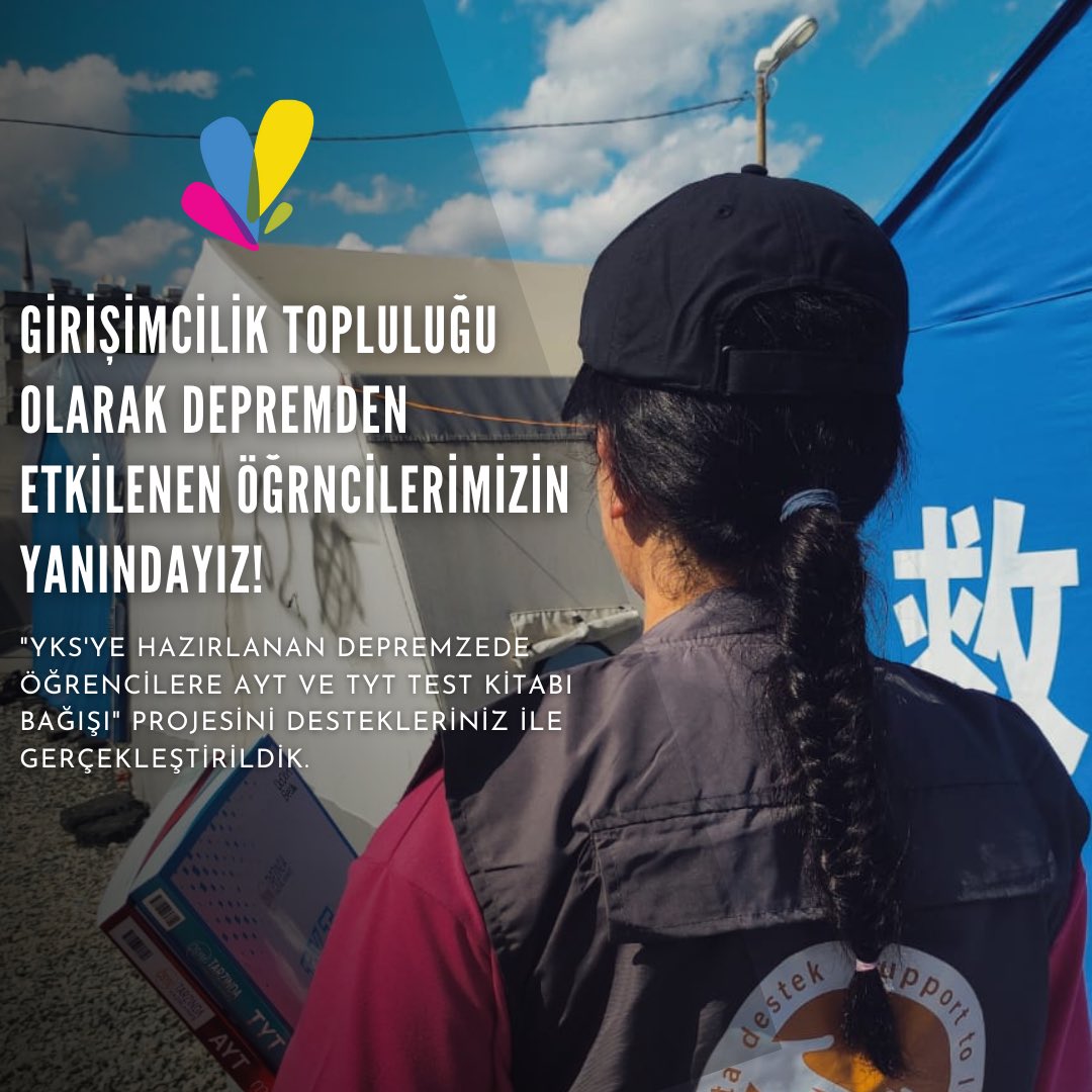 girisimTic's tweet photo. İstanbul Ticaret Üniversitesi Girişimcilik Topluluğu ve topluluk danışmanı Prof. Dr. Necla Öykü İYİGÜN öncülüğünde "YKS'ye Hazırlanan Depremzede Öğrencilere AYT ve TYT Test Kitabı Bağışı" projesi gerçekleştirildi. https://t.co/72gBol0XMH
