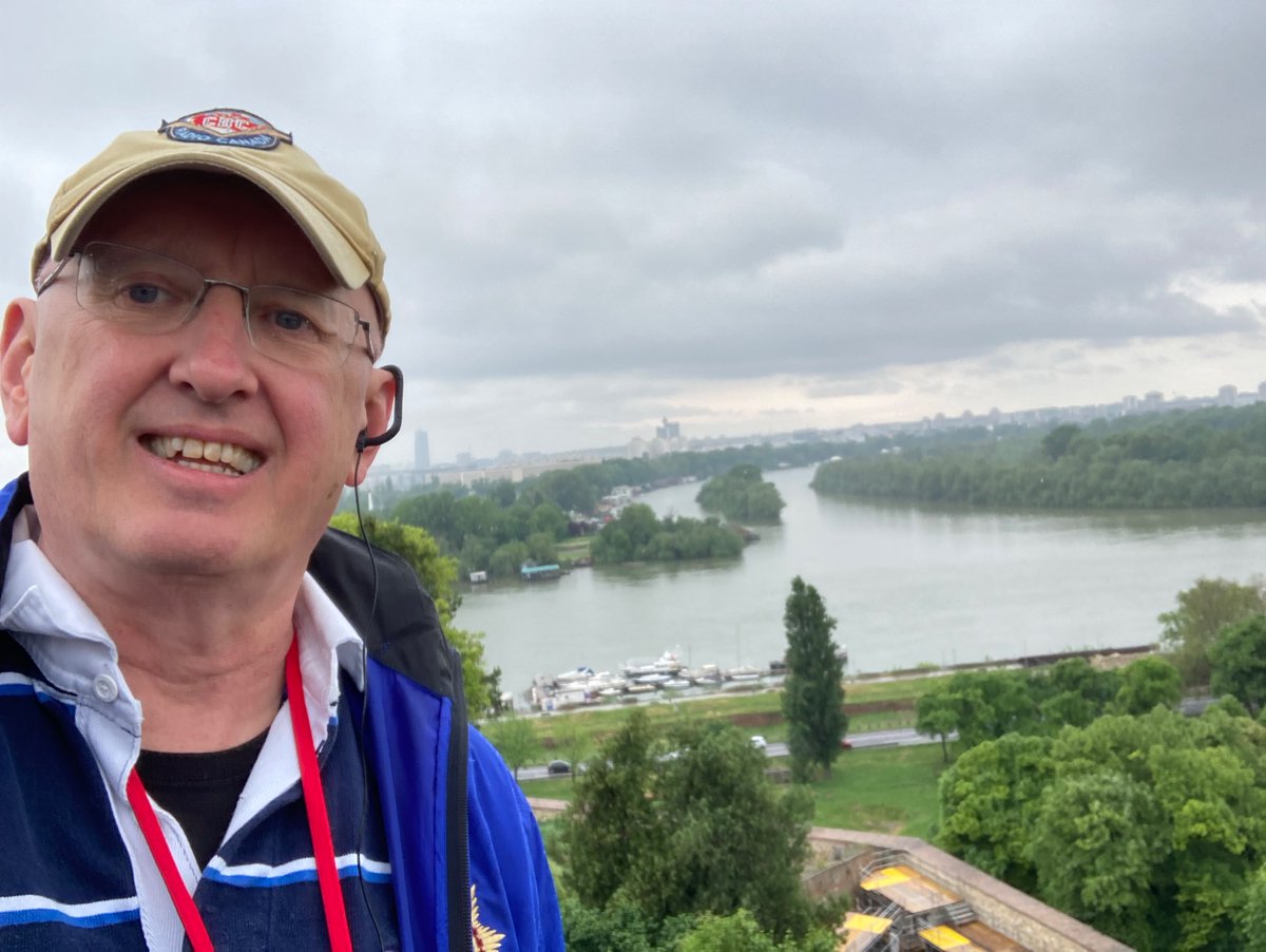 davidleodavid's tweet photo. Belgrade, Serbia 🇷🇸. From the Fortress looking down to the Danube. The Celts had fortified this hill years before the Romans showed up. It’s had numerous owners since… https://t.co/LTlwEegMSY