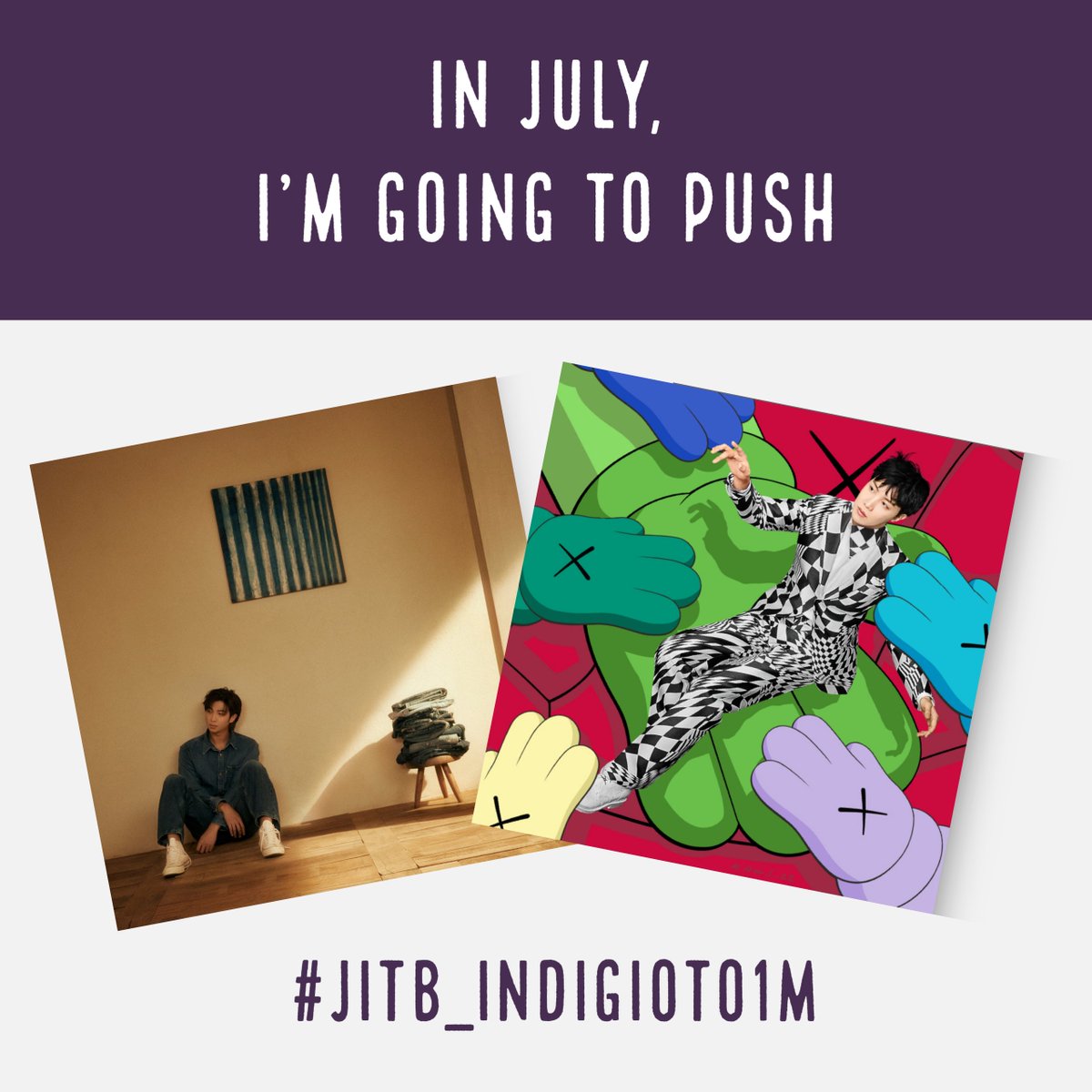 Let all of your moots know that you’re going to push #JITB_IndigoTo1M in July however you can Even letting others know helps 💜