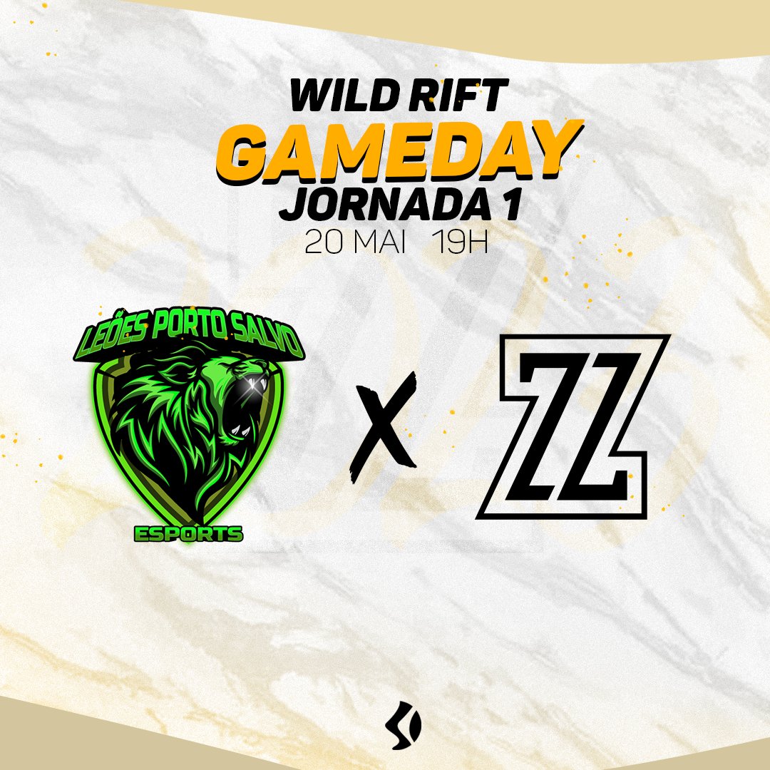 GAMEDAY! 

Hoje iremo-nos estrear na 1º Edição da Liga Portuguesa de WildRift, organizada pela @PocketeLeague, contra um adversário que bem conhecemos!

🆚<a href="/leoesps_esports/">Leões Porto Salvo Esports</a>
🕘19h
 
 #GoZZG #ZZGWin #LPWR