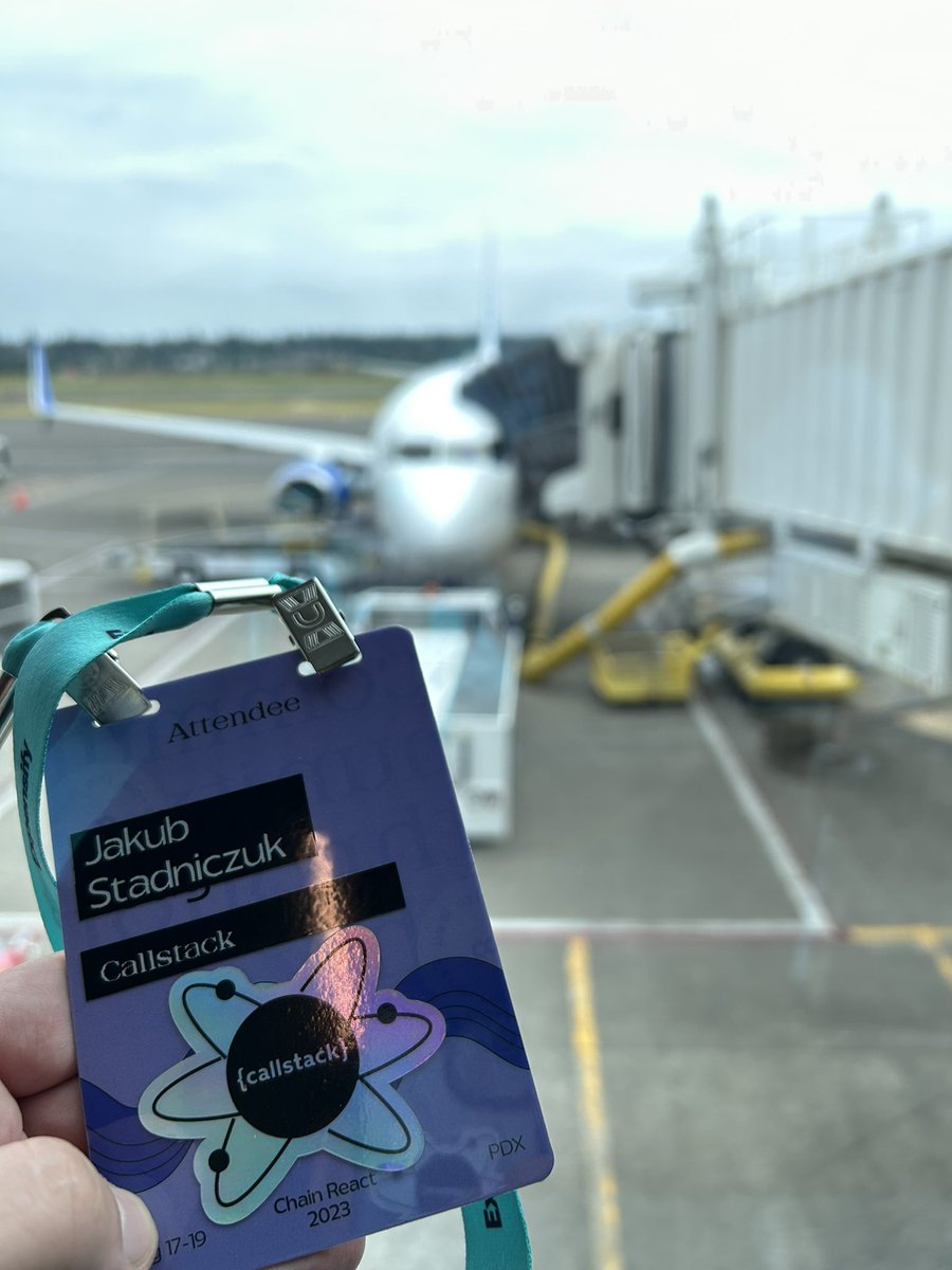 kubastad's tweet image. So hard to leave Portland after having such a blast at the #ChainReact2023 conference for the last two days. 💥

Thanks to everyone I got a chance to meet and talk to, with a special shoutout to @GantLaborde for being an amazing host and making us feel so welcomed! 🙌