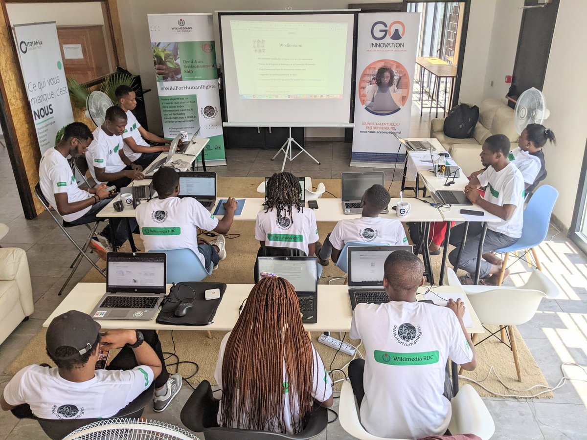 Nous étions en présentiel to day dans une session de formation et de contribution sur <a href="/Wiktionnaire/">Le Wiktionnaire</a> en #Swahili à #Goma <a href="/go_innovation/">Go Innovation</a> dans le cadre de la campagne #WikiForHumanRights 2023.
Plusieurs articles ont été créés et nous disons merci à tous les participants.

<a href="/Wikimedia/">Wikimedia Foundation</a>