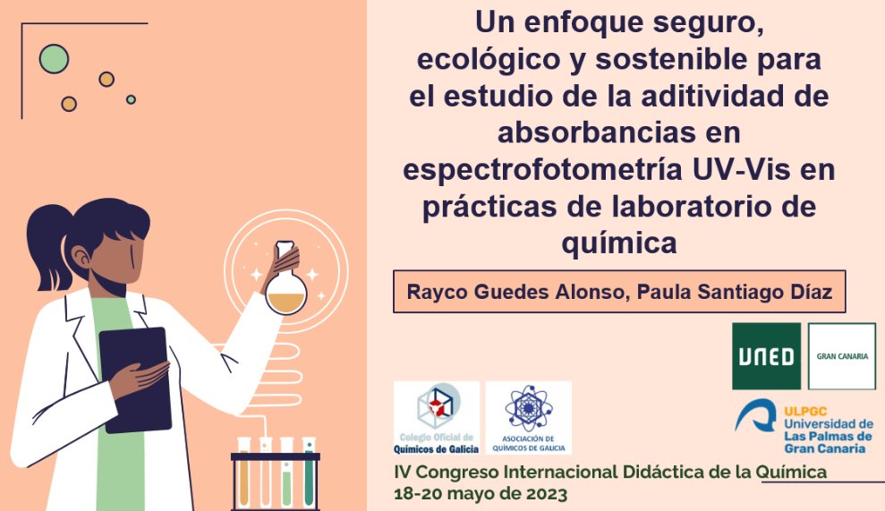Encantado de presentar nuestro trabajo sobre un enfoque seguro y sostenible ♻️ en las prácticas de Técnicas Instrumentales. Apostando por la #QuimicaVerde en el laboratorio 

#CongresoInternacionaldedidacticadelaquimica <a href="/Colquiga/">Colquiga</a> <a href="/UNED/">UNED</a>