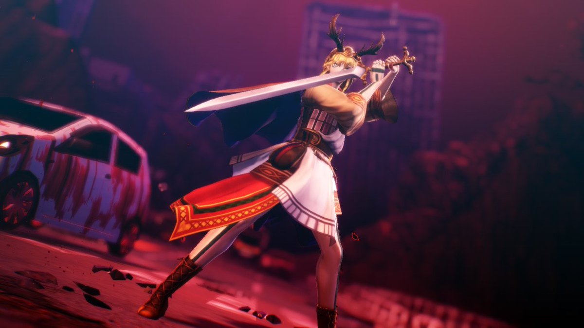 BurgundyJumper_'s tweet photo. I feel like that the only person that is not playing Tears of the Kingdom on Switch. I'm chilling with Shin Megami Tensei V.  Really digging how they made Fionn mac Cumhaill a pretty anime boy. https://t.co/3tVox8kFKY