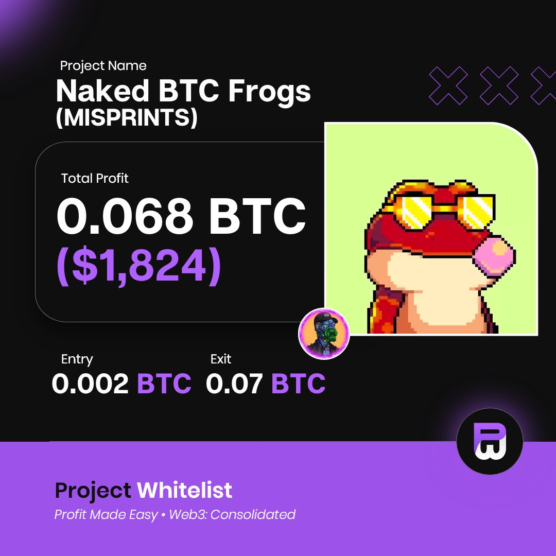 Out with 💩 coins and in with ordinals! 

Don’t miss out on ordinals like you did with meme coins!

Profit: 0.068 BTC ($1,824) 🔥