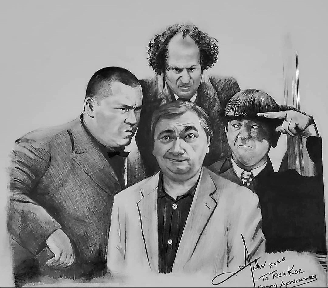 jonbberger's tweet photo. @Svengoolie Greetings Svengoolie.. John here.  Long time no chat.. about a year I think.. just curious. Did your staff ever fix the Art I sent??  Is there any way to find out?? Did you give any of the stooge coffee mugs to any of your special friends?? ... your Fan from Mass John https://t.co/UQsVH16zF7
