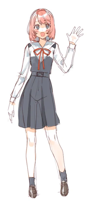 かわいいこ描けた