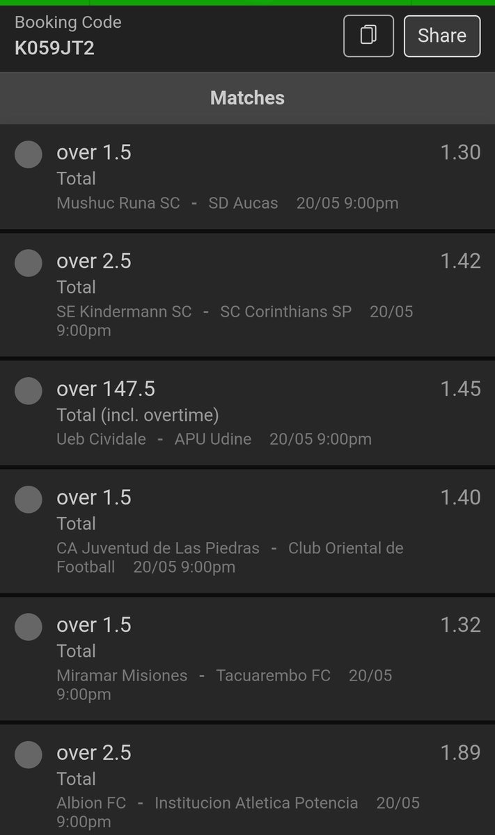 14 ODDS

Code 👉 K059JT2

Link 👇👇

odibets.com/share/K059JT2

🔥🤞 #NikujaribuTu #NBAPlayoffs #GamblingTwitter #pesatips #YoungFamousAfrican #LIVAVL #NFOARS