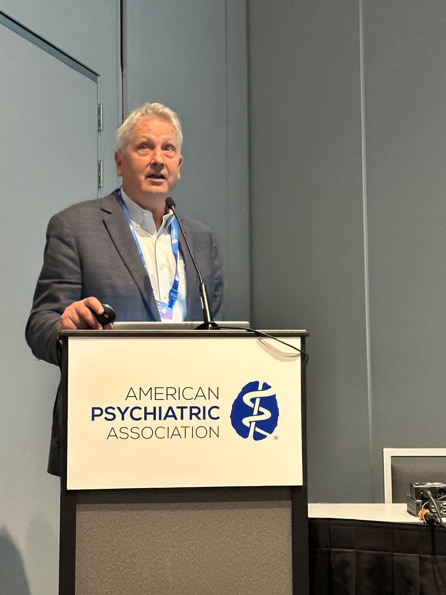 StevenJKite's tweet photo. At #APAAM23 listening to the incredible Ken Duckworth, Teri Brister and @cruzer2211 share with these amazing psychiatrists about the importance of @NAMICommunicate  @namicalifornia https://t.co/AHQJB1FMjZ