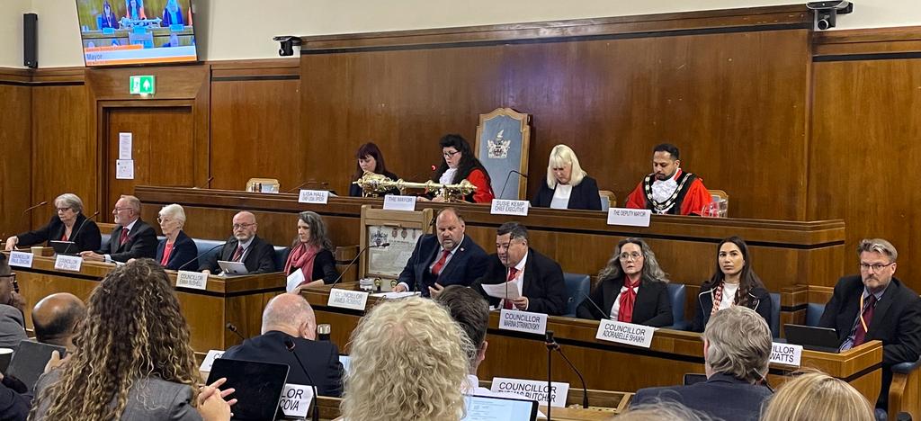 bushellemma's tweet photo. Incredibly proud to take my place as Deputy Leader of Swindon Borough Council at yesterday's Council AGM and to be part of the first Labour Administration for 20 years https://t.co/UR3ygkyLJX