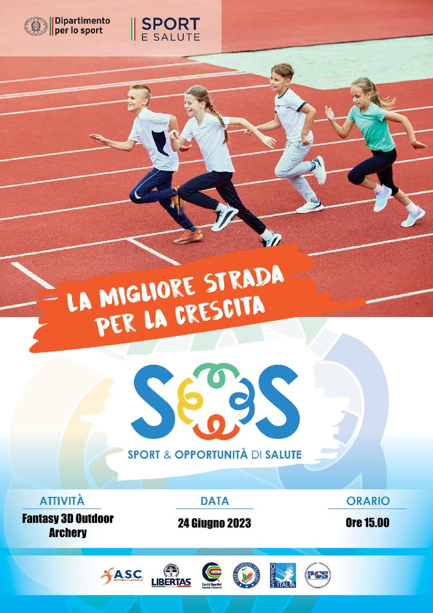 Fantasy 3D outdoor Archery CSAIn nell'ambito del progetto S.O.S. Sport Opportunità di Salute