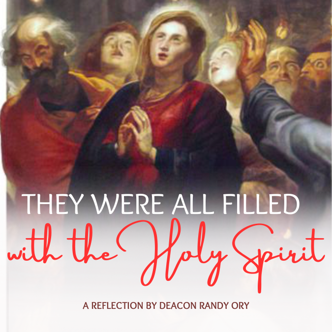 In time for Pentecost, listen to Deacon Randy's reflection as he leads us in considering the Scripture readings, the gift of the Holy Spirit, and the beginning of the church’s mission to the world. Catch the reflection this Friday at Noon our website and social media.