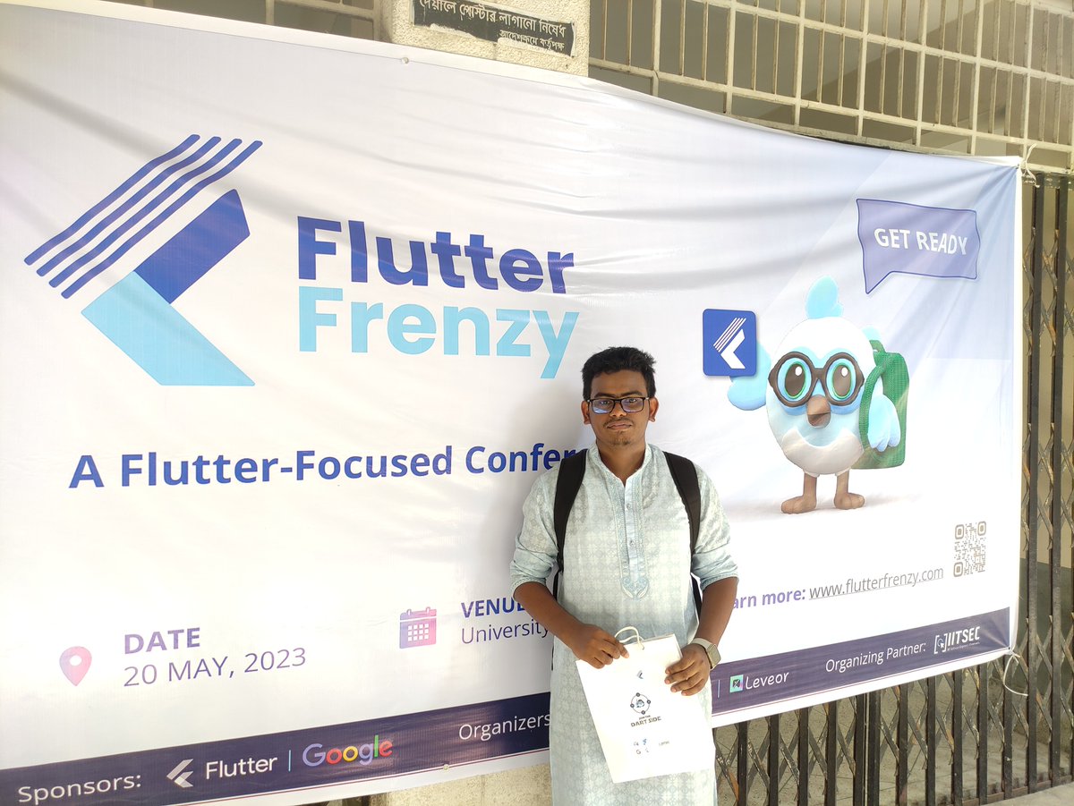 alamin_karno's tweet image. Just rocked the Flutter Frenzy conference! 🚀🎉 Learned so much from Flutter experts worldwide. Feeling inspired to level up my Flutter skills! 💪📚
#FlutterFrenzy #FlutterConference #ExcitingTimes