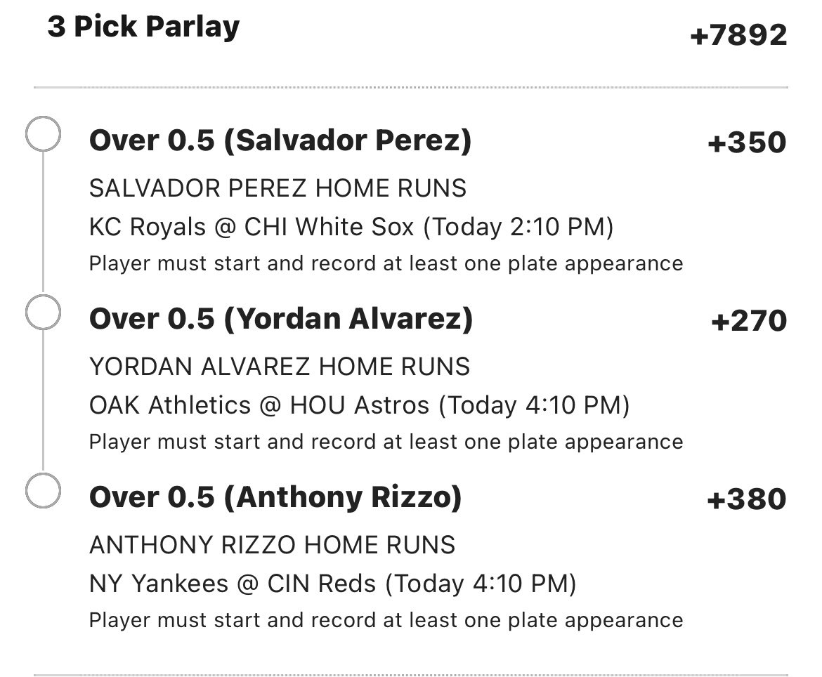 itsalexmyguy's tweet image. Collab with my guy @approbets let’s fucking go!! Drop a like if tailing! 🍀

More plays posted in GoldBoys.com Discord!