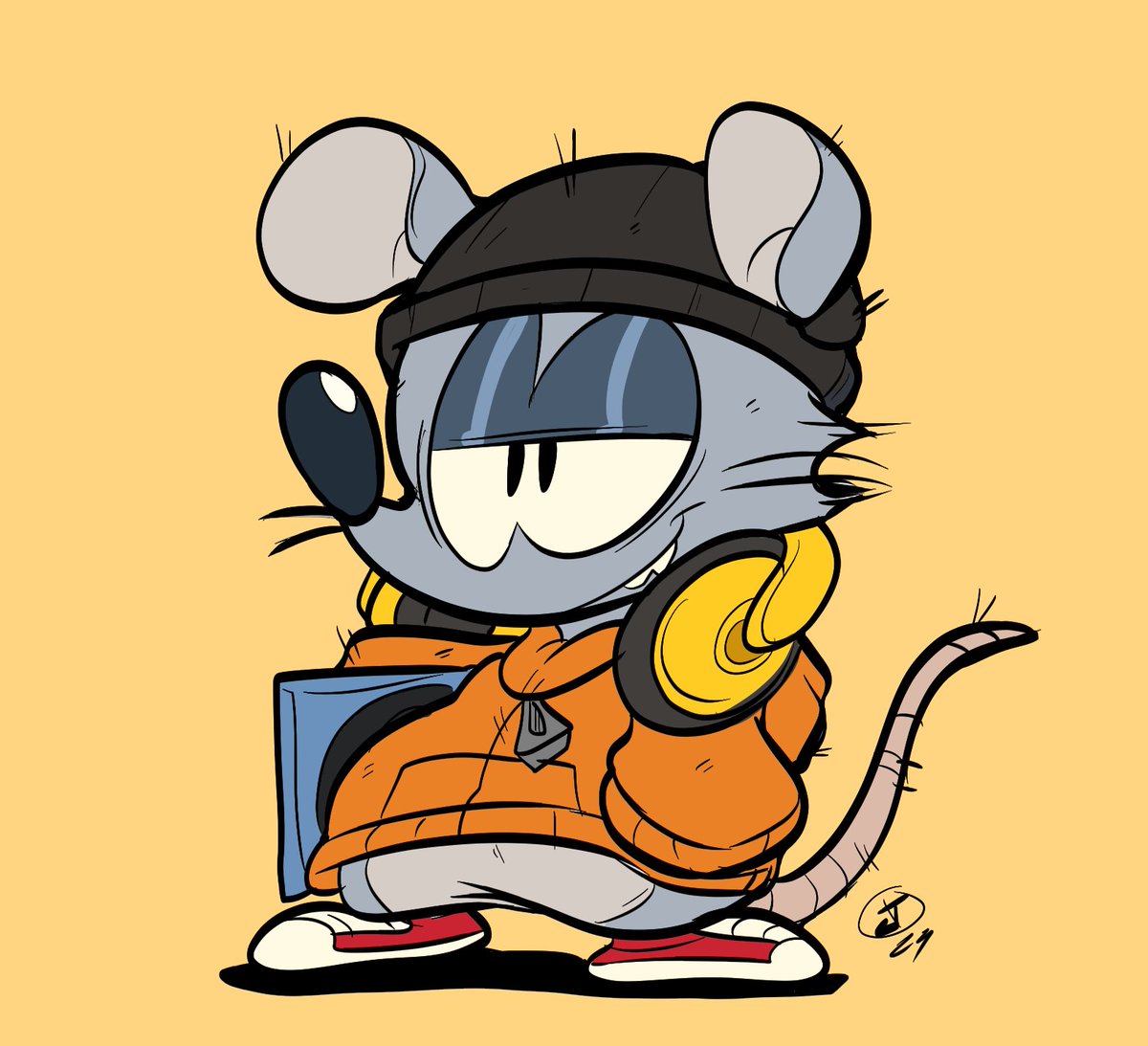 「Chicago House Mouse」|DumbNBass (Comms OPEN)のイラスト