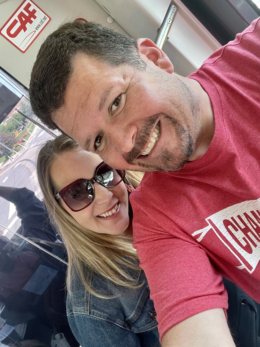 Riding the <a href="/kcstreetcar/">KC Streetcar 🚊💙</a> to the market on this beautiful Saturday!