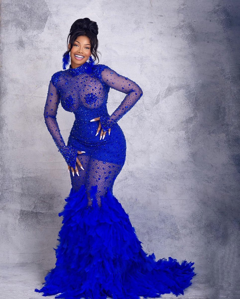 bellanaija's tweet photo. @Symply_Tacha is that girl! 💙😍

#AMVCA9 #AMVCA #BellaNaija https://t.co/p6rHQzlZyE