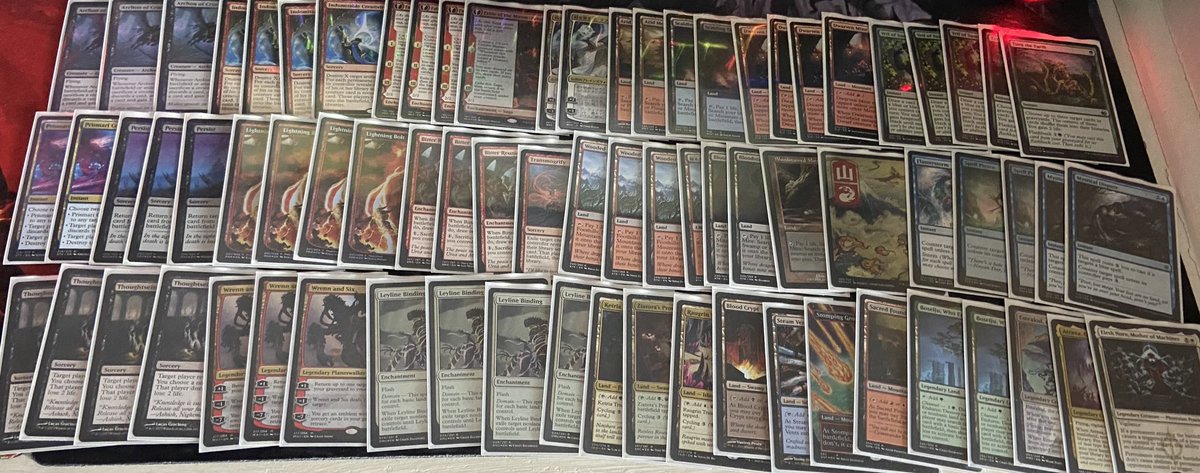 MillLuke's tweet image. I don’t really post about magic too often - but i’m quite proud of myself with my 2nd ever 4-0 at @ManaleakCom . 1st ever in modern!
Played 5c creativity against some pretty tough opponents!

Pretty happy with that..