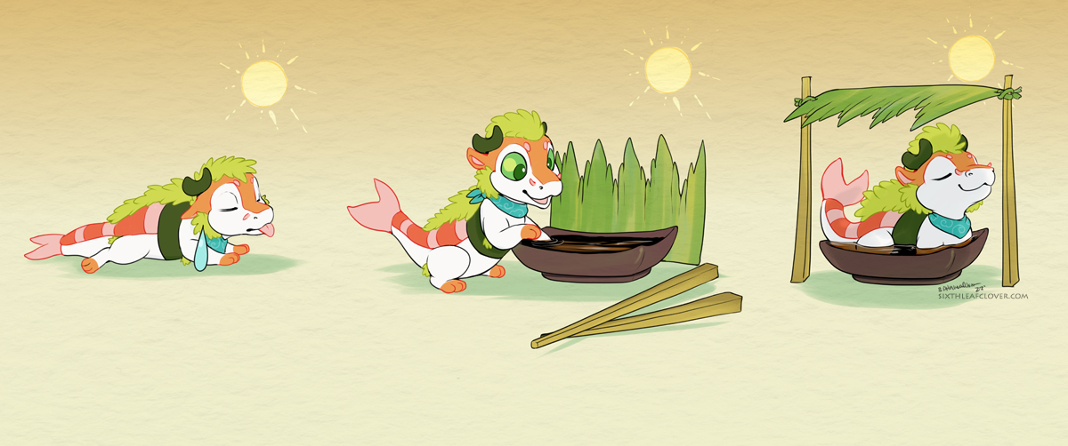 sixthleafclover's tweet photo. When it's Sushi Dragon Saturday 🍣🐉 https://t.co/huTY5tHbsk