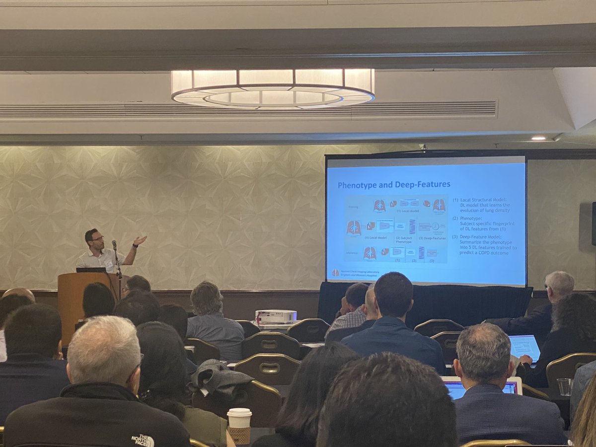 Kicking off #ATS2023 with a talk on radiographic deep-phenotypes by <a href="/acuriale/">Ariel Hernán Curiale, PhD</a> at the #COPDGene investigator meeting