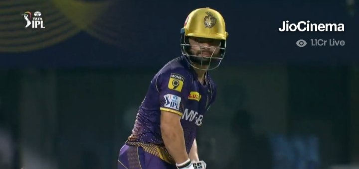 Fifty for Rinku Singh from just 27 balls, under pressure, he is champion. 

Take a bow, Rinku.
#KKRvsLSG #rinkurajguru #IPL #IPLPlayOffs #IPLonJioCinema