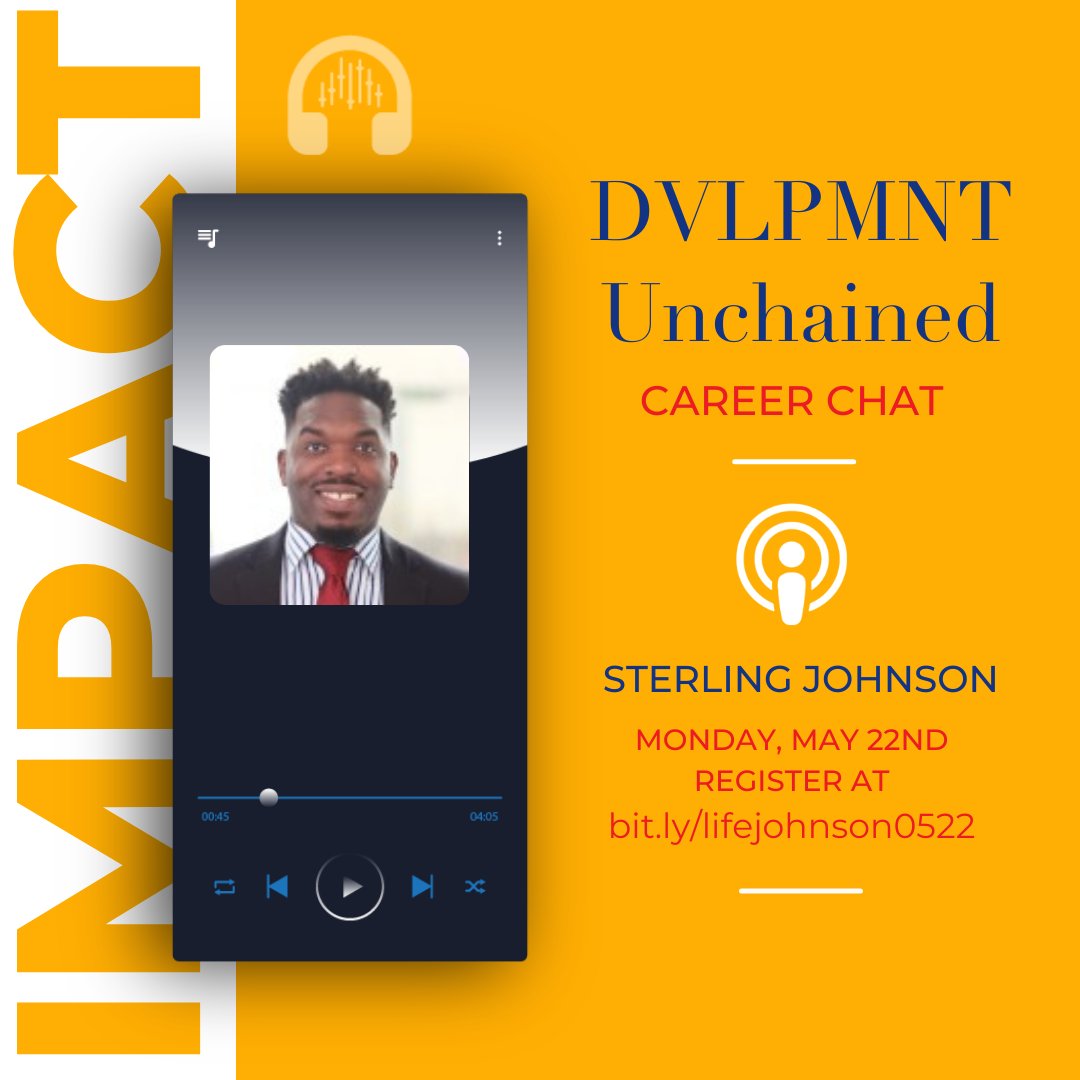 ConsciousFunded's tweet photo. 🚀 HBCU and Tribal College students! Don't miss our weekly #DVLPMNTUnchained career chat, Monday, 5/22 7pm EST! Connect with social impact leaders &amp; discover your path in the sector. This week: Sterling Johnson, Director at @PSEquityMatters Register https://t.co/hZoev7QMyx https://t.co/s6frMEKwPG