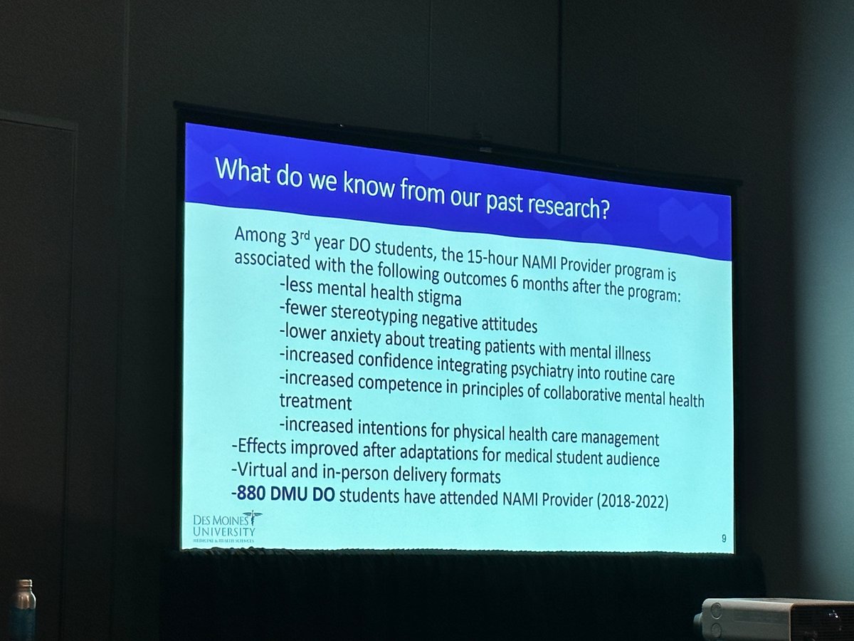 Wondering how <a href="/NAMICommunicate/">NAMI</a> programs can help providers improve their practice? Here is what we know… #APAAM23