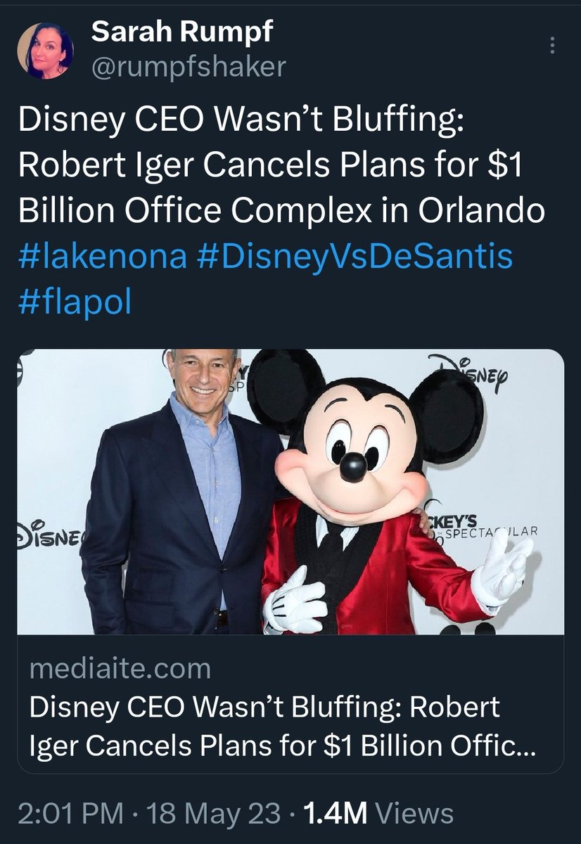 'I never said it was the only reason! I just strongly suggested it by saying Iger retaliated against DeSantis!'