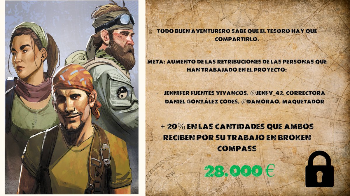 CursedInk2's tweet photo. Tenemos una nueva meta en Broken Compass. No es para vosotros. No es para nosotros. Es para dos personas que son un auténtico tesoro.

https://t.co/GtUP5BJE6E https://t.co/73cNs9ztg3