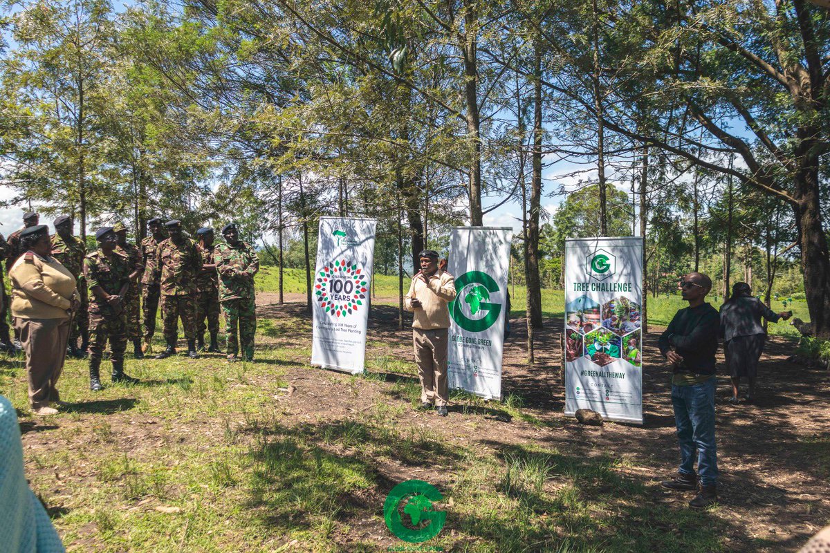 Mwangi_G3's tweet photo. What a Week! Started off with Greening Komothai Primary school to celebrate Mothers Day! With 1000 Trees’ @GlobeGoneGreen  Tree challenge with @ITF_Worldwide &amp; Supported by @kdfinfo(66 Artillery Battalion Gilgil) &amp; NGAO’. #GreenAllTheWay #15B🌿Campaign @Environment_Ke @ https://t.co/Xub11ayWBc