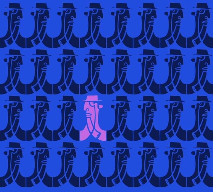 Parade of Men in Hats