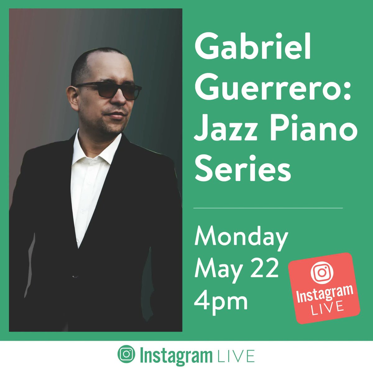 🎹🎶 Join us on Monday, May 22 at 4PM for a performance on our Instagram page from jazz pianist <a href="/gguerreromusic/">Gabriel Guerrero</a>! instagram.com/qplnyc 🎶🎹