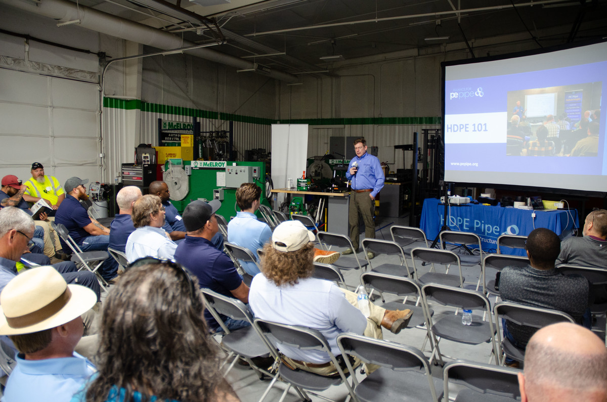 McElroyFusion's tweet image. There's still time to register for Demo Day 2023! Attend in-person or online and enjoy a day jam-packed with HDPE demos and product presentations. Interested? See the schedule at pepipe.org/summer-spotlig… #pepipe #hdpe #mcelroymanufacturing