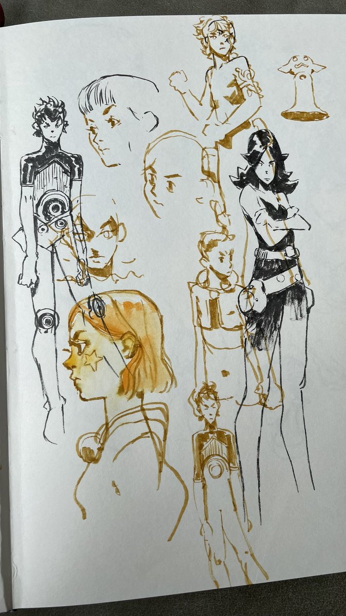 Do you sketch with an idea in mind (1) or do you start drawing to see what you find while doodling (2)? I'm definitely number 2