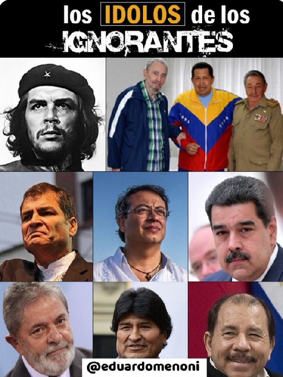 ¿Estás de acuerdo en que el comunismo es un sistema político fracasado que solo es seguido por ignorantes y mediocres?  Vía Eduardo Menoni