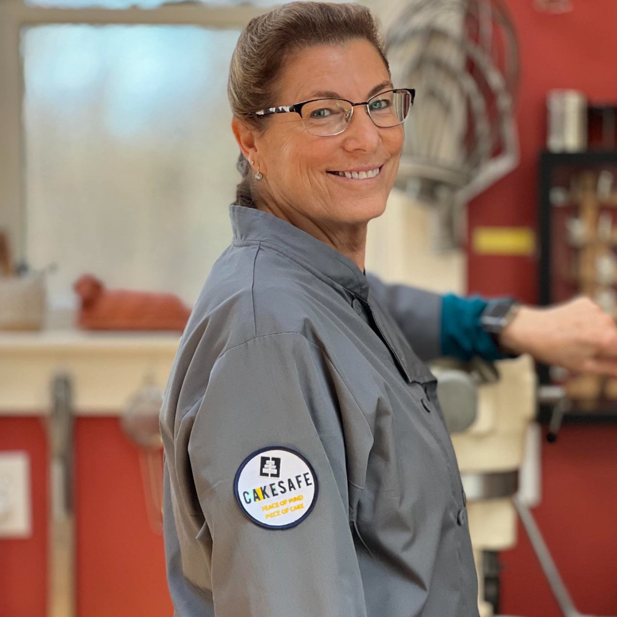 Our iron-on patches are a hot item. It makes us SO PROUD that you want to display the CakeSafe name on your chef's coat, apron, or hat!