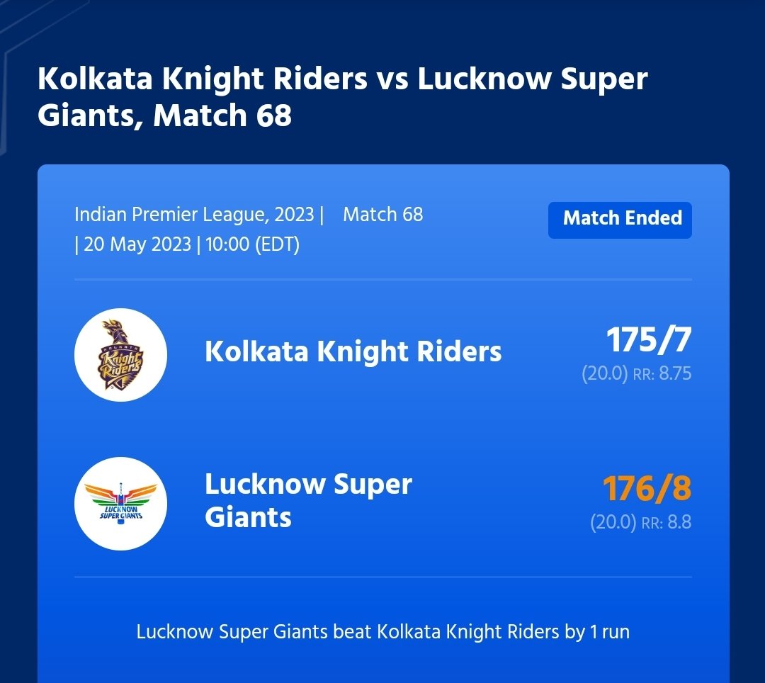 Never 👏 doubt 👏 LSG'S 👏 bowlers 👏
#KKRvLSG #TATAIPL #IPL2023