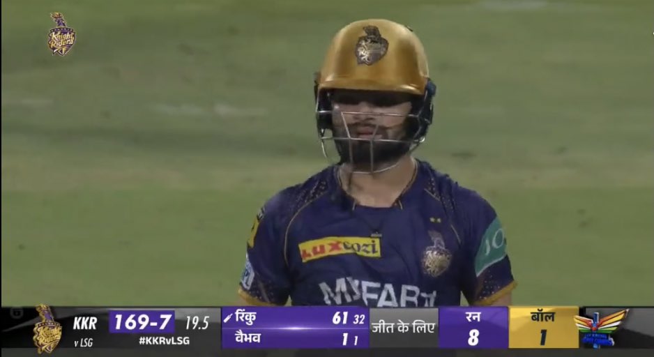 This is Rinku singh, KKR batsman from Aligarh

He hails from a poor background, marginalised society, became cricketer after lot of struggles, scored 470+ runs this IPL.

He surpassed many greats this season.

Even today he almost won a match for KKR.

Players like Rinku singh