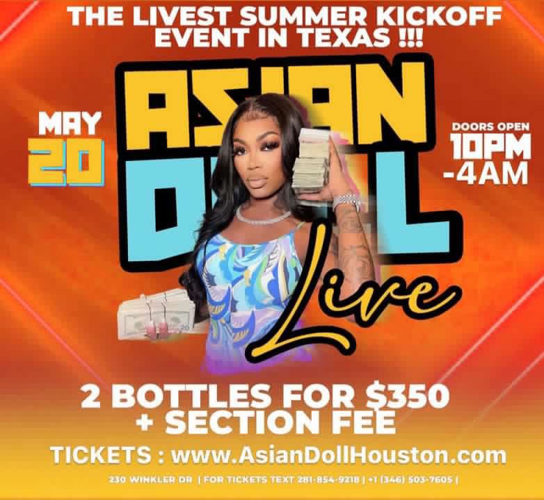 HOUSTON!!!!
🚨TONIGHT TONIGHT 🚨 Y’all Come Get LIT With Us & @AsianDaBrattt 🔥 For Last Minute Tickets Contact Me

🚨REPOST FLYER 🚨

#TxSU26 #TxSU25 #UH26 #UH25 #HTX #Houston #PV26 #PV25 #HoustonParties #HTX #HOUSTON #HTXNIGHTLIFE #ASIANDOLL
