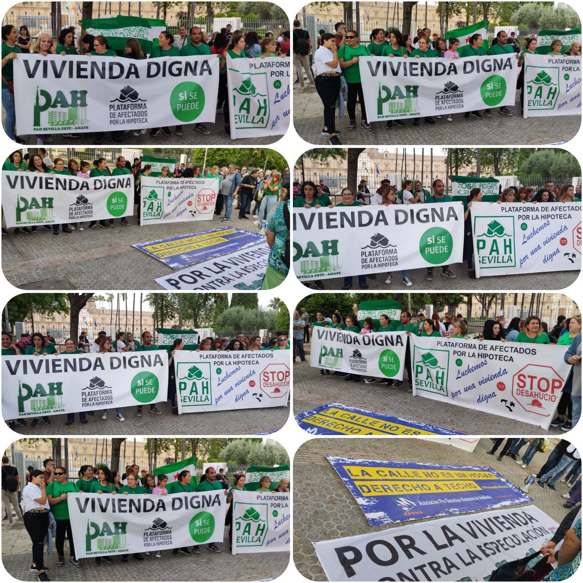 Solas como personas podemos hacer muy poco. Juntas podemos hacerlo todo #ManifestaciónPorLaVivienda 

¡De la burbuja inmobiliaria al Derecho a la Vivienda! 
#Sevilla
#SiSePuede
#LuchaPorTuVivienda
