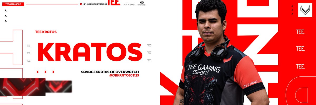 TeeGamingOrg's tweet photo. @JrKratosj1123 es parte esencial con su dinamismo y entrega
Esperamos llegar lejos en nuestra división de @PlayOverwatch 
Vamos chicos 
Tee Gaming
"LA PIEL DE LOS CAMPEONES"
DG: @Zaycro_Designer
Se aprecian ❤️🔁 https://t.co/IBpiuGH6Z2
