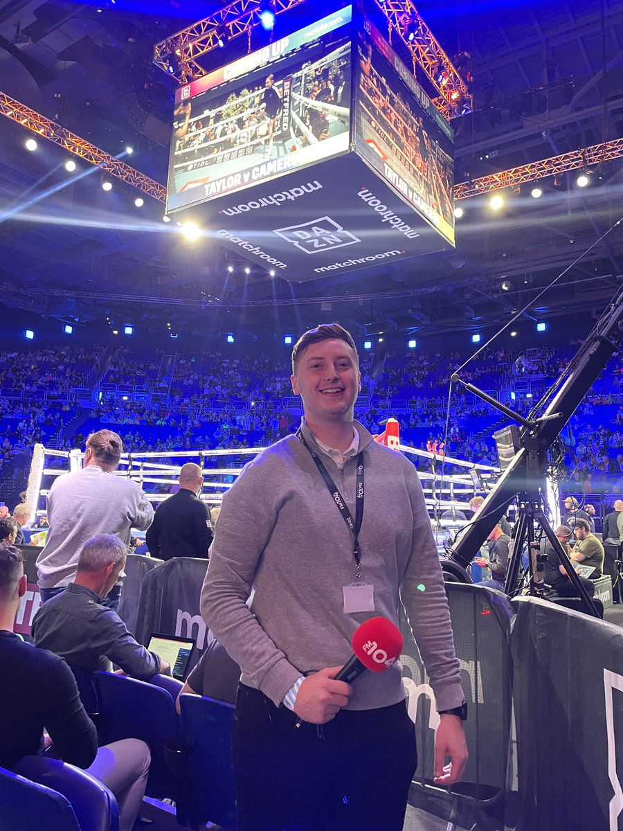luke_delaney4's tweet photo. History awaits here at the 3Arena 🥊 

A huge occasion that has been years in the waiting. Here’s to hoping KT gets the job done ☘️ 

More to follow on @FM104 @Q102FeelGood https://t.co/FONGBFOb8o