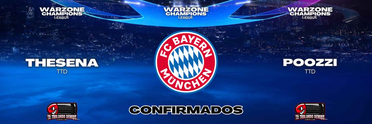 O clã da TTD será o 10° time confirmado para WCL 🏆

TheSena e Poozi🔥

Representando o BAYERN da 🇩🇪

#warzone #warzone2 #wcl #codmobile