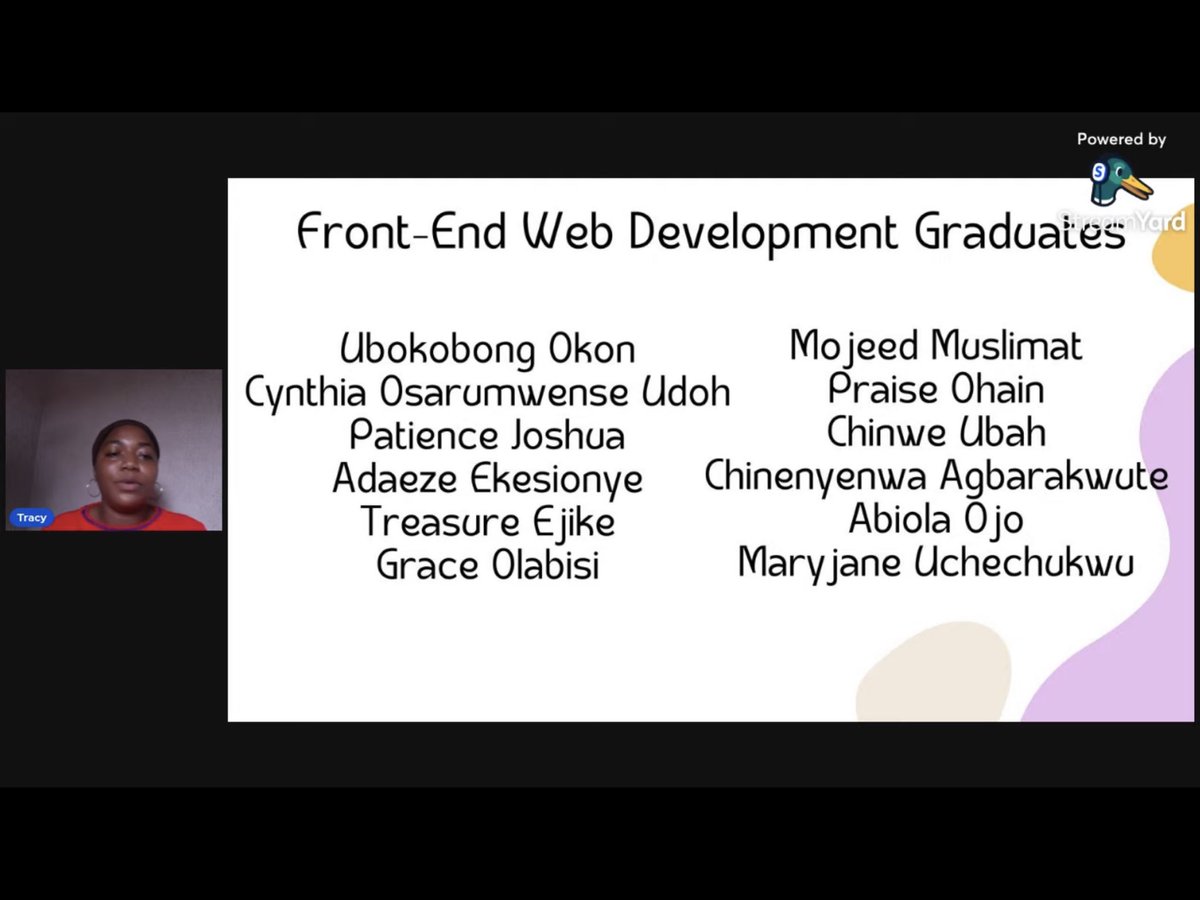 empowerhercom's tweet photo. Meet our Graduates!!!π₯π₯π₯ Congratulations Ladies!πππ₯³
Looking for interns in product design and front end development? You should check out our talent pool.π
#EHCTechnicalBootcamp3
#EHCTB3graduationparty
#womenintech https://t.co/En7vXfIwNw
