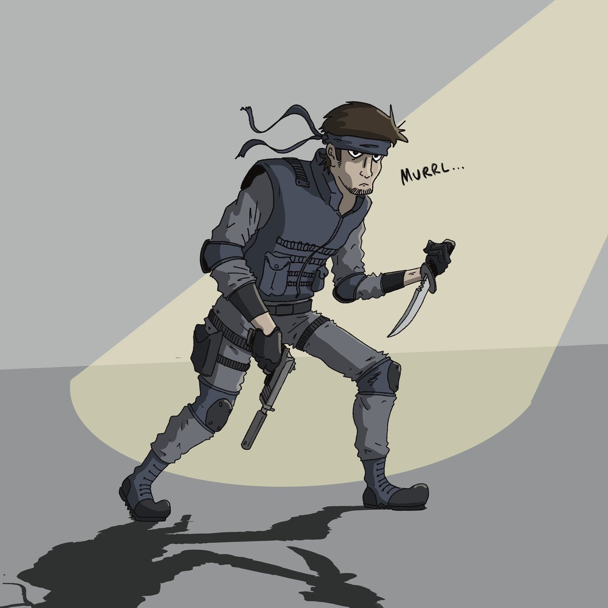 Snake? SNAKE?! SNAAAAAAAAAAKKKKKEEEEE!!! 

Todays my bro’s birthday, wanted to draw a character that he introduced me to. Nothing beats hiding in cardboard boxes and tricking enemies with ketchup. 

#MetalGearSolid